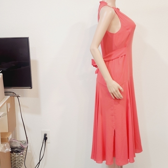 Rachel Rachel Roy Tie-Front Halter Dress Size 4 - Picture 13 of 15